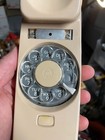 Vintage Bell System Western Electric  Lt Beige Trimline Rotary Desk Phone 12 70