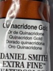 Daniel Smith Extra Fine Watercolor 15 Ml Quinacridone Gold Po 49  Rare Color