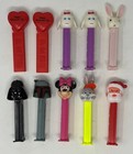 16 Vtg 1970 s-90s Pez Dispensers  Lucas Films  Warner Bros  Holiday  Disney