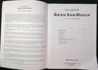 Guys And Dolls Vintage Film Musical Sinatra Brando Frank Loesser Music Book 948a