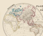 Historic Map - World Hemispheres - Weimer 1856 - 27 85 X 23 - Vintage Wall Art