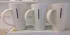 Rare Lot Of  4  Starbucks  3  White -  1  Brown   All 12 Fl oz  