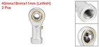 2pcs Rod End Bearing 1 4-inch Bore 1 4-28 Female Thread Left Hand 