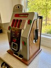 Antique Mills Nickel 5 Cent Black Cherry Slot Machine Vintage Coin Op 1930 s