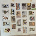 Zambia Zimbabwe Stamp Collection 250  Used Stamps 14 Pages Africa Vintage