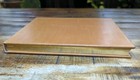 Guest Book Visitors Log Leather Bound Hardcover Brown Unused