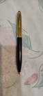 Sheaffer Crest 23k Gold Electroplated Cap  Black Barrel Ball Point Pen Usa
