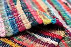 Chindi Hand Woven Cotton Blend Rag Rug 20 x30  Multi-color Ships Assorted Colors