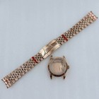 31mm Female Stainless Watch Case  strap Sapphire For Nh05 Movement 24 5mm Dial