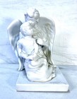 Teleflora Porcelain Vintage Guardian Angel With Child Figurine