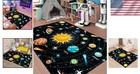 Space Rug Kids Playroom Carpet Educational Planet Solar System 2x3