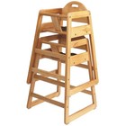 Wooden High Chair For Baby   Toddler     1 Count  pack Of 1   Natural