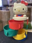 Vintage Sanrio Hello Kitty Mascot Tower Storage Desk Display Rare Htf