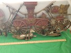 Vintage 1971 Burwood Antique Fire Engine Truck   Dalmatian Wall Decor Plaque 39   