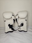 Venum Elite Hook And Loop Training Boxing Gloves - White black