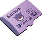 Sandisk 512gb Pokemon Micro Sd Microsdxc Nintendo Switch Gengar Memory Card