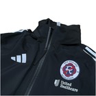 Adidas Rain Rdy Jacket Medium Black New England Revolution Soccer Hidden Hood