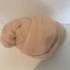 Merino Wool Roving For Spinning  Felting  Needle Felting  Light Peach  3 1 Oz 