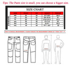 Men Work Pants Cargo Combat Multi Pocket Heavy Duty Workwear Trousers Waterproof
