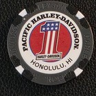 250 Freedom Eagle Pacific   Hd Hawaii   Gray black   Harley Davidson Poker Chip