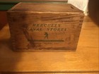 Vintage Hercules Powder Co Naval Stores Wooden Box Crate