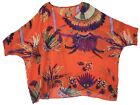 Women Boho Floral Shortsleeve Tunic Tops Ladies Casual Loose Blouse One Size 