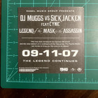 Legend Of The Mask   Assassin Sticker Dj Muggs Vs Sick Jacken Cd 2007 New Cynic