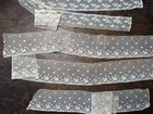 Antique Valenciennes Bobbin Lace - 2 Designs - 19th Century