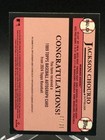 2024 Topps Jackson Chourio Rc 1989 Baseball Auto Red  25 - See Photos