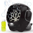 Automatic Bubble Machine For Kids Portable Electric Bubble Blower Maker Toy Blac
