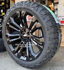 24    Chevy Black Wheels Gmc Sierra Yukon Silverado Tahoe 33    Mud Mt Tires Ck159