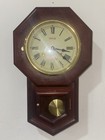 Vintage 1970s Coca-cola 31-day Regulator Chiming Pendulum Wall Clock Cherrywood 