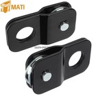 2 New Snatch Block 8000 Lbs 4 Ton Winch Pulley 5 16 Rope Off Road Atv Utv Towing