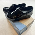 Dansko Clogs Shoes Womens Size 39 8 5-9 Patent Black Professional Orthopedic New
