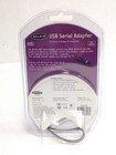 New Belkin F5u109 Usb To 9 Pin Rs232 Serial Converter Adapter For Pc Mac  Qty