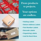 White Sticker Return Address Labels     1-3 4  X 2 3      Laser inkjet Compatible   