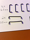Lgb Grab Bars 4 25mm   4 20mm   2 35mm   2 40mm  12 Total G Scale