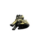 Vintage Brass Hollow Brass Foo Dog Miniature 2 5 