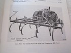 Vintage Original John Deere 100i 112i 114i Integral Chisel Plow Operators Manual