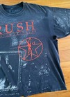 Vintage Distressed Rush Moving Pictures Time Machine 2010 Tour Shirt  xxl 