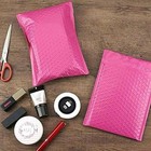 100 Pink Poly Bubble Padded Envelopes Self-sealing Mailers 8 5x12  inner 8 5x11 