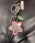 Nwt Coach Wildflower Flower Key Chain Fob Keychain Bag Charm