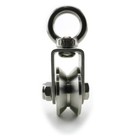 V-groove Roller Wheel Swivel Cable Rope Wire Pulley Wheel Block Bearing Steel304