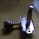 Jazzmaster Lot Tremolo  Bridge Assembly W  Trem Arm  And Tuning Machines