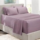  Extra Deep Pocket Sheet Sets  Luxury Soft 6 Piece Bed Sheet Full Dusty Purple