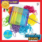 Easy Steps Weaving Loom For Kids Includes 165 Loom Loops   1 Weaving Loom
