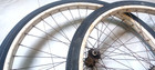 Vintage  26   Nice pair Schwinn  S-7 Enameled Wheels tires From 1950 60s Bicycle