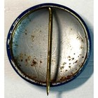 Vintage Yankee Fan Pinback Button 3 4  1950s Crossed Bats Mlb Baseball