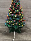 Vintage Holland Mold Ceramic Christmas Tree With Star Base 20    Tall