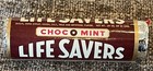 Vintage 1950   s-60   s Life Savers Choc-o-mint Candy Roll  Sealed  Nos  Rare  
